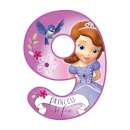 Sofia the First Number 9 Edible Icing Image